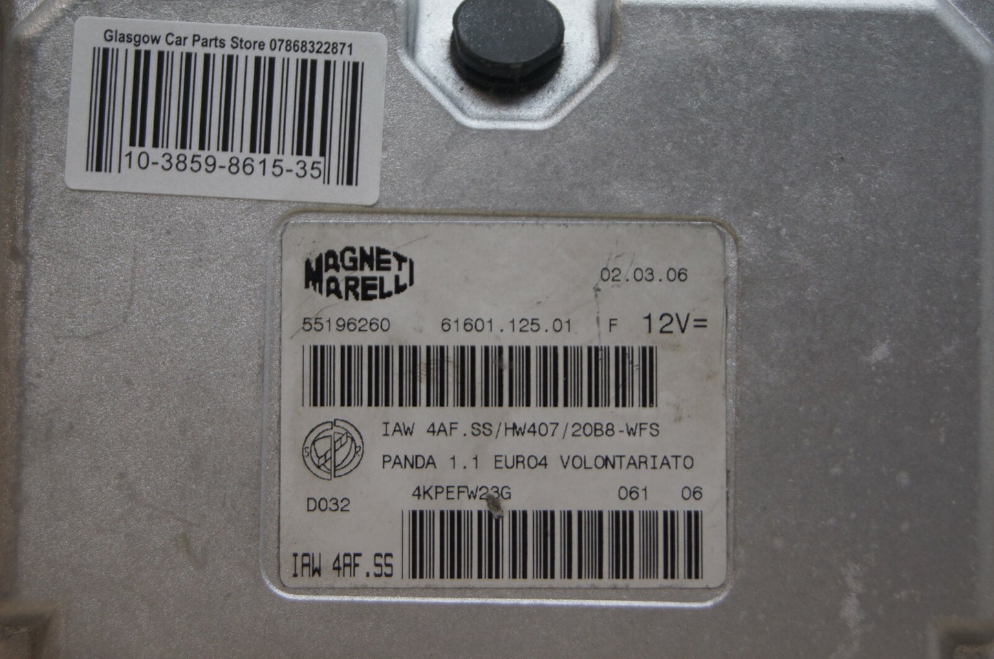 ECU PLUG & PLAY 55196260 Fiat Panda 1.1 ECU IAW 4AF.SS IAW4AFSS/HW407/20BB-WFS