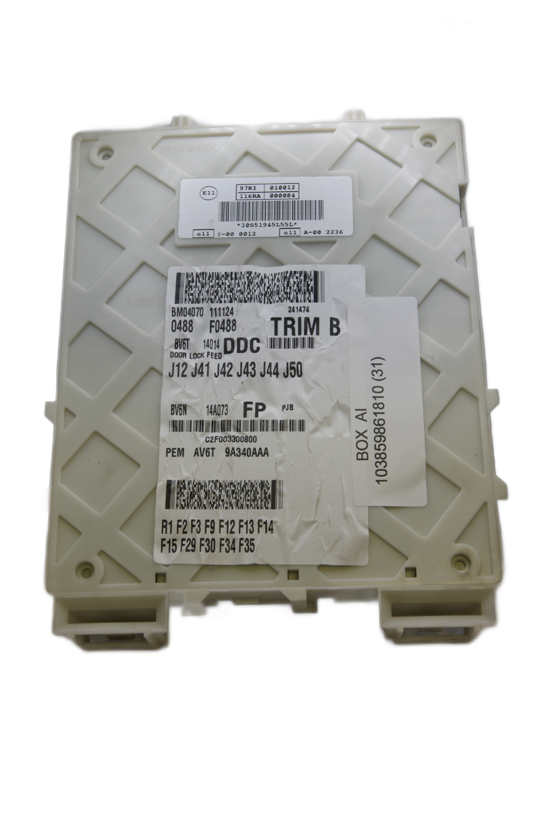 BCM FORD  BV6N 14A073 FP  PLUG & PLAY. WE PROVIDE REPLACEMENT AND CLONING - Glasgow Car Parts Store