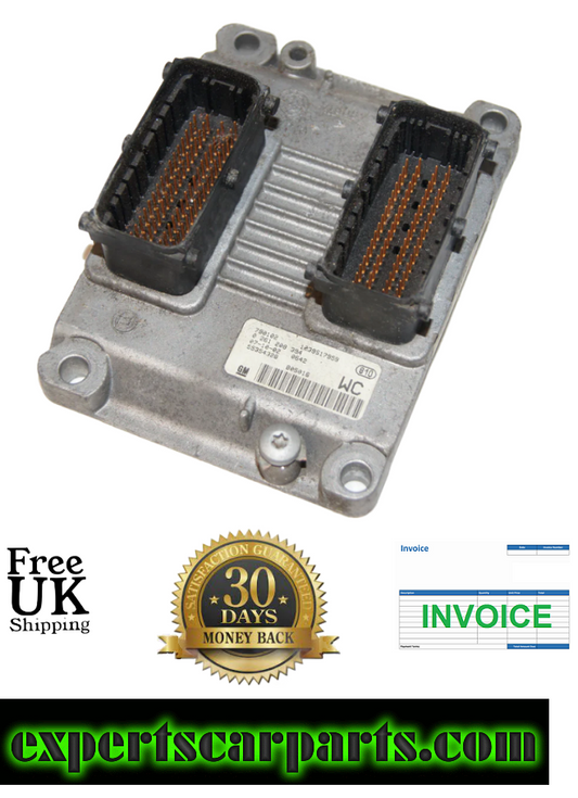VAUXHALL CORSA C TIGRA B 1.4 Z14XEP 16V 55354328 WC 0261208394 ECU +RESET+PIN. - Glasgow Car Parts Store