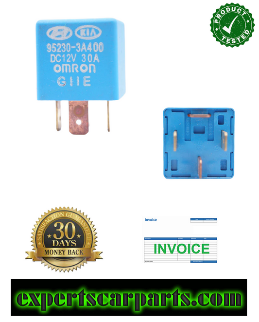 Kia Hyundai Multi-Use 4-Pin Blue Relay Omron 95230-3A400 - Glasgow Car Parts Store