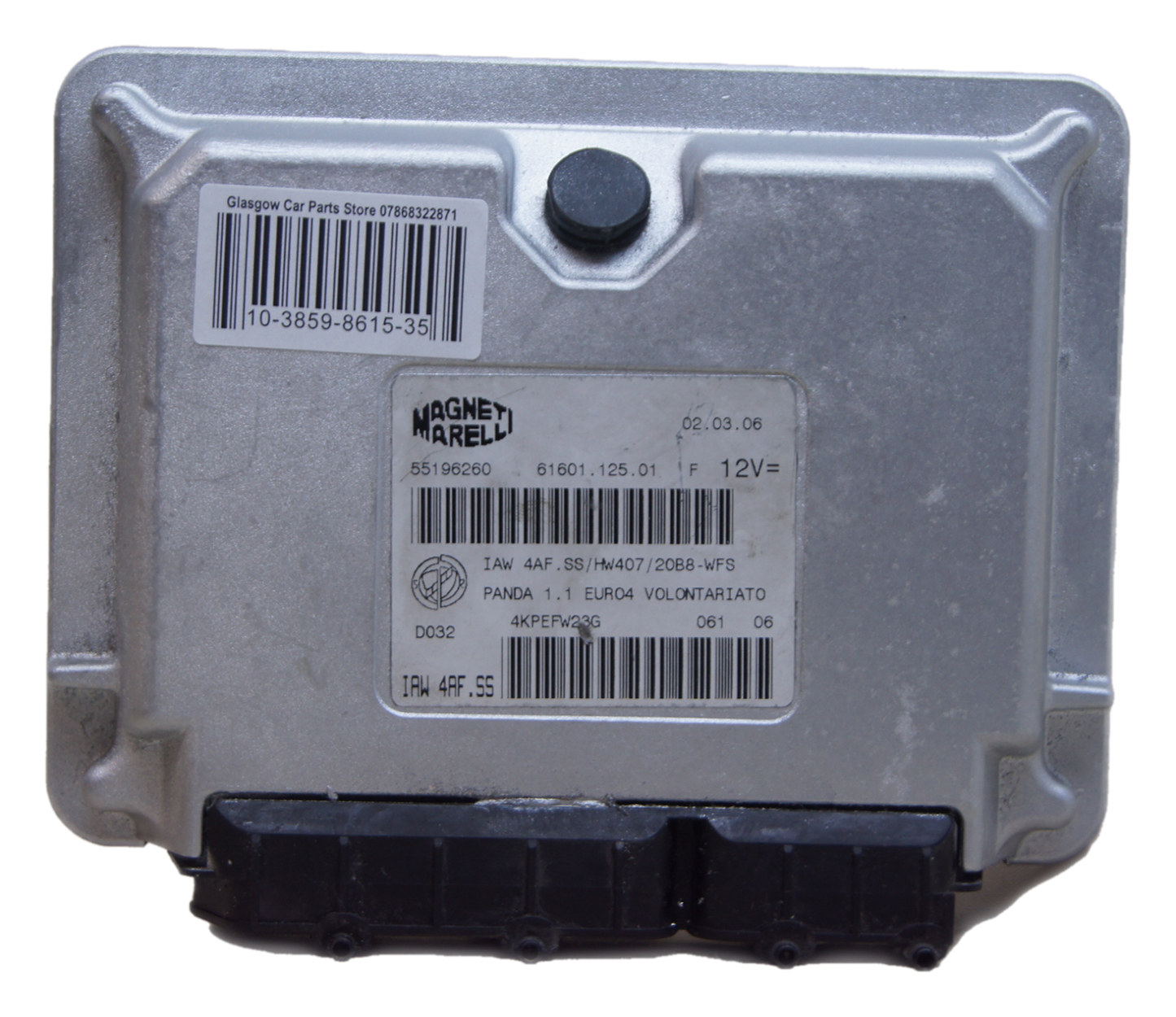ECU PLUG & PLAY 55196260 Fiat Panda 1.1 ECU IAW 4AF.SS  IAW4AFSS/HW407/20BB-WFS - Glasgow Car Parts Store