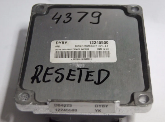VAUXHALL OPEL Z16XEP ECU DYBY 12245500 MERIVA CORSA READY FOR PROGRAMING - Glasgow Car Parts Store