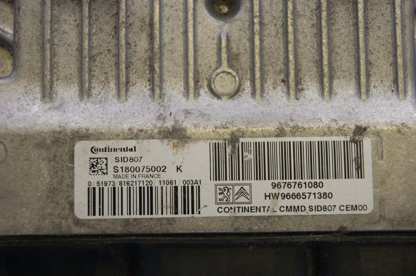 ECU S180075002 K PEUGEOT 9676761080 CITROEN - Glasgow Car Parts Store