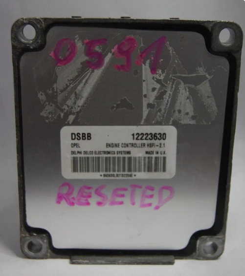 VAUXHALL ECU Engine Control Unit 12223630 DSBB .RESET - Glasgow Car Parts Store