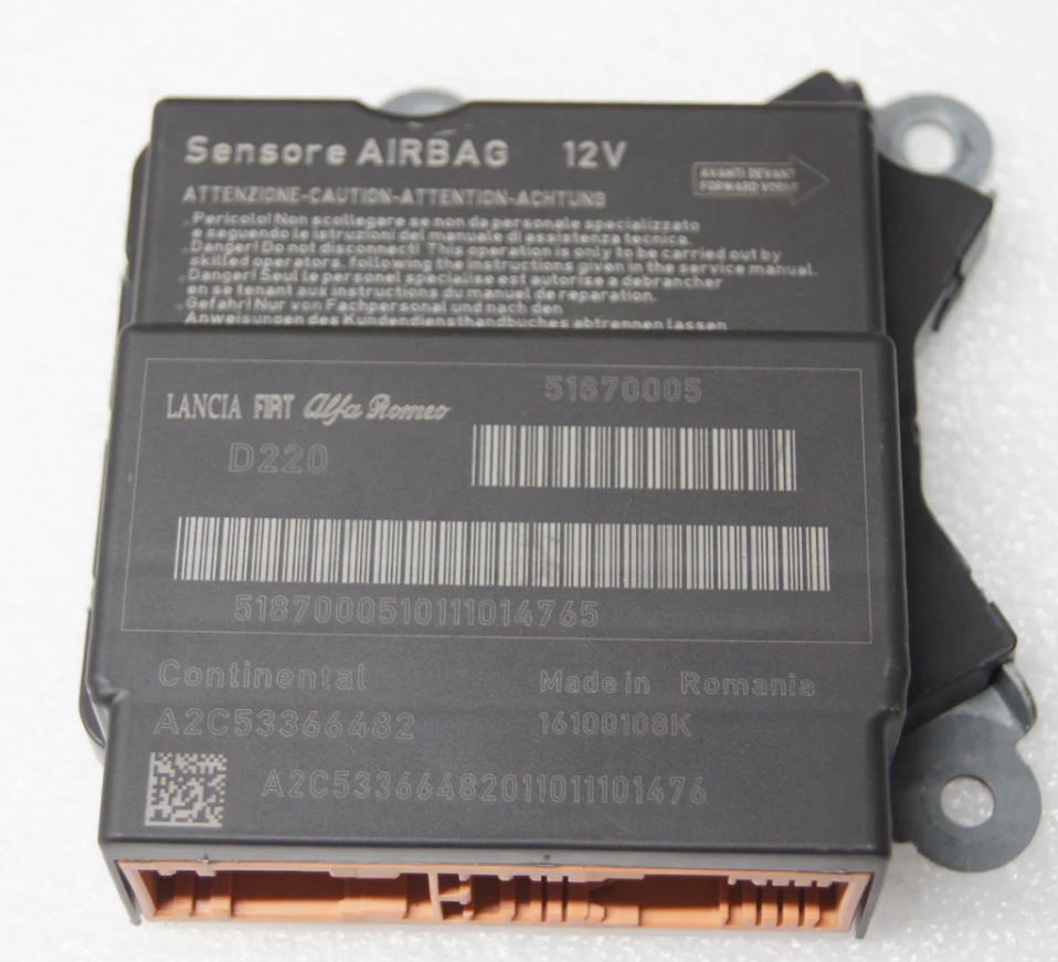 Module SRS / ECU airbag Fiat 500 Continental 51870005 D220 - Glasgow Car Parts Store