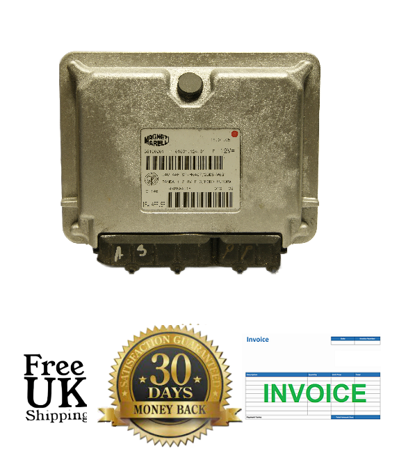 FIAT PANDA IAW4AF.SP /HW407/20B8 W6G ECU.PLUG & PLAY - Glasgow Car Parts Store