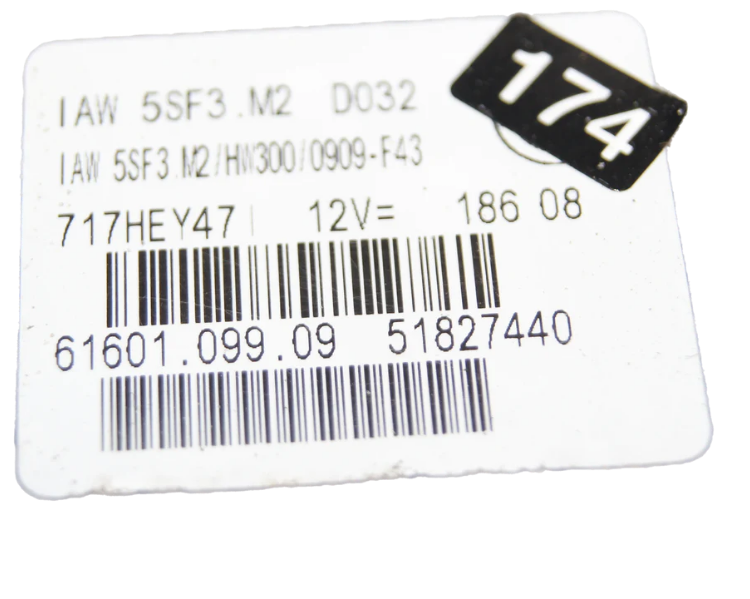 PLUG AND PLAY ECU 51827440 FIAT IAW5SF3.M2 /HW3030909-F43 - Glasgow Car Parts Store