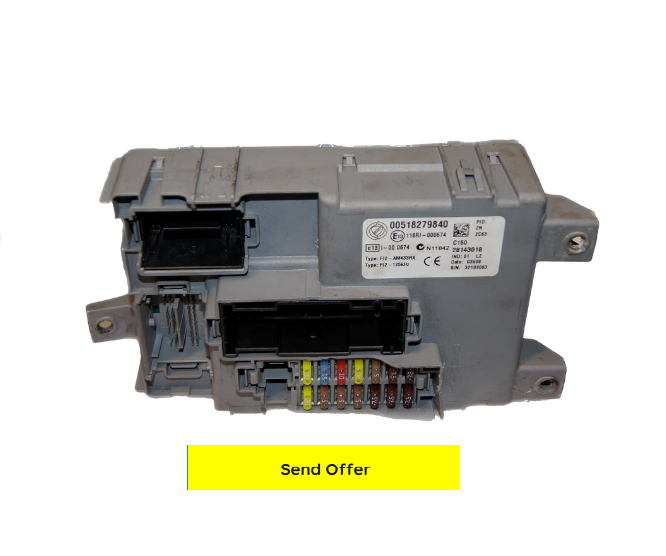 FIAT 500  BCM BODY CONTROL MODULE 00518279840 - Glasgow Car Parts Store