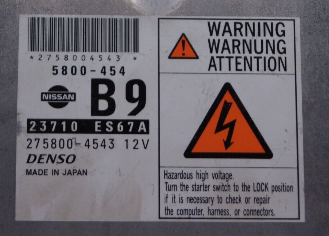 NISSAN X-TRAIL  ECU ENGINE CONTROL UNIT 23710ES67A - Glasgow Car Parts Store
