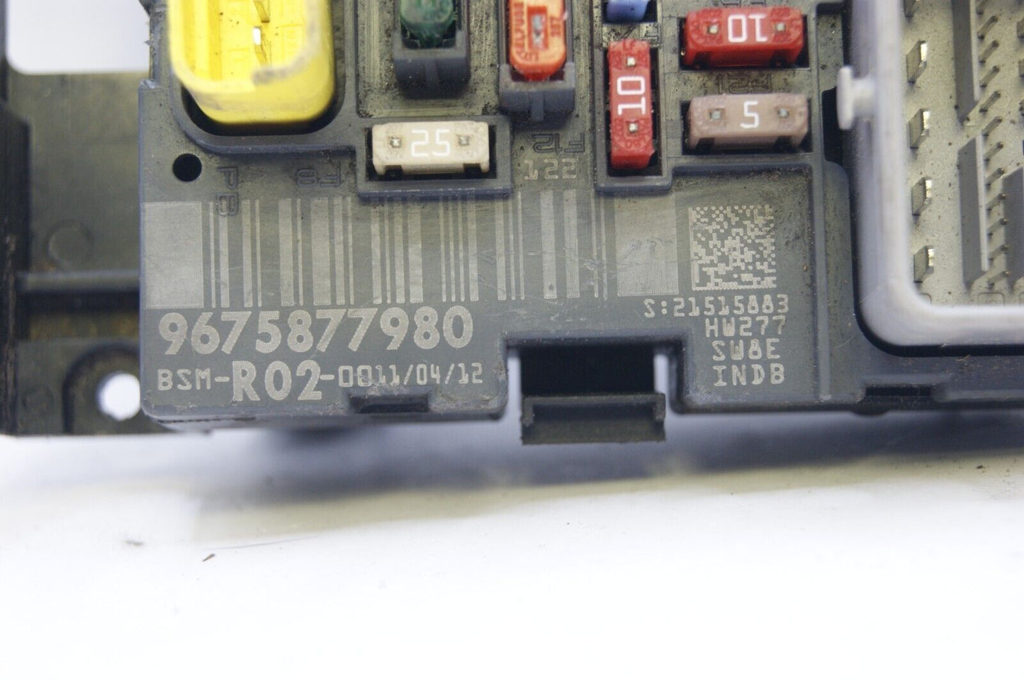Citröen  Peugeot Under Bonnet Fusebox  9675877980  BSM-R02-00 - Glasgow Car Parts Store