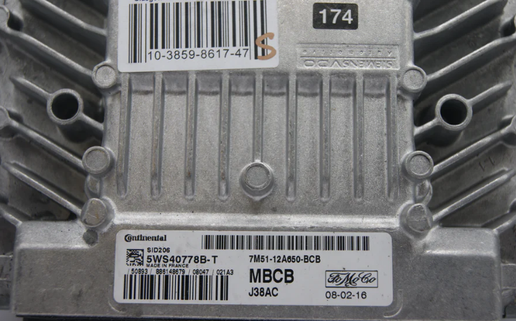 FORD FOCUS MK2 2008 1.8 TDCI DIESEL ENGINE ECU UNIT 7M51-12A650-BCB - Glasgow Car Parts Store