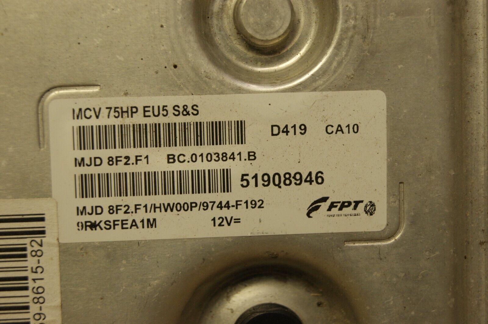 FIAT NEMO BIPPER FIORINO 1.3 ECU 51908946  MJD8F2.F1 PLUG AND PLAY (CLONING) - Glasgow Car Parts Store