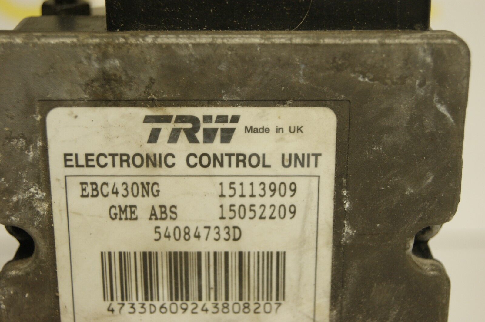 VAUXHALL VECTRA C  ABS PUMP CONTROL MODULE UNIT 12773671  15113909 - Glasgow Car Parts Store