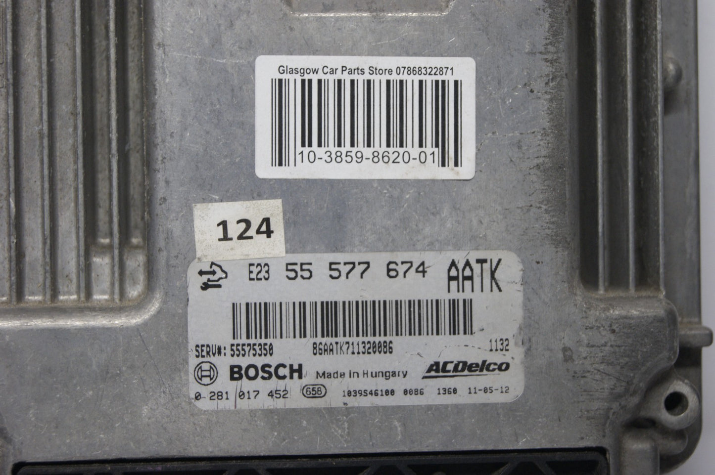 0281017452 55577674 Vauxhall Insignia PLUG & PLAY PROGRAMMING BY POST