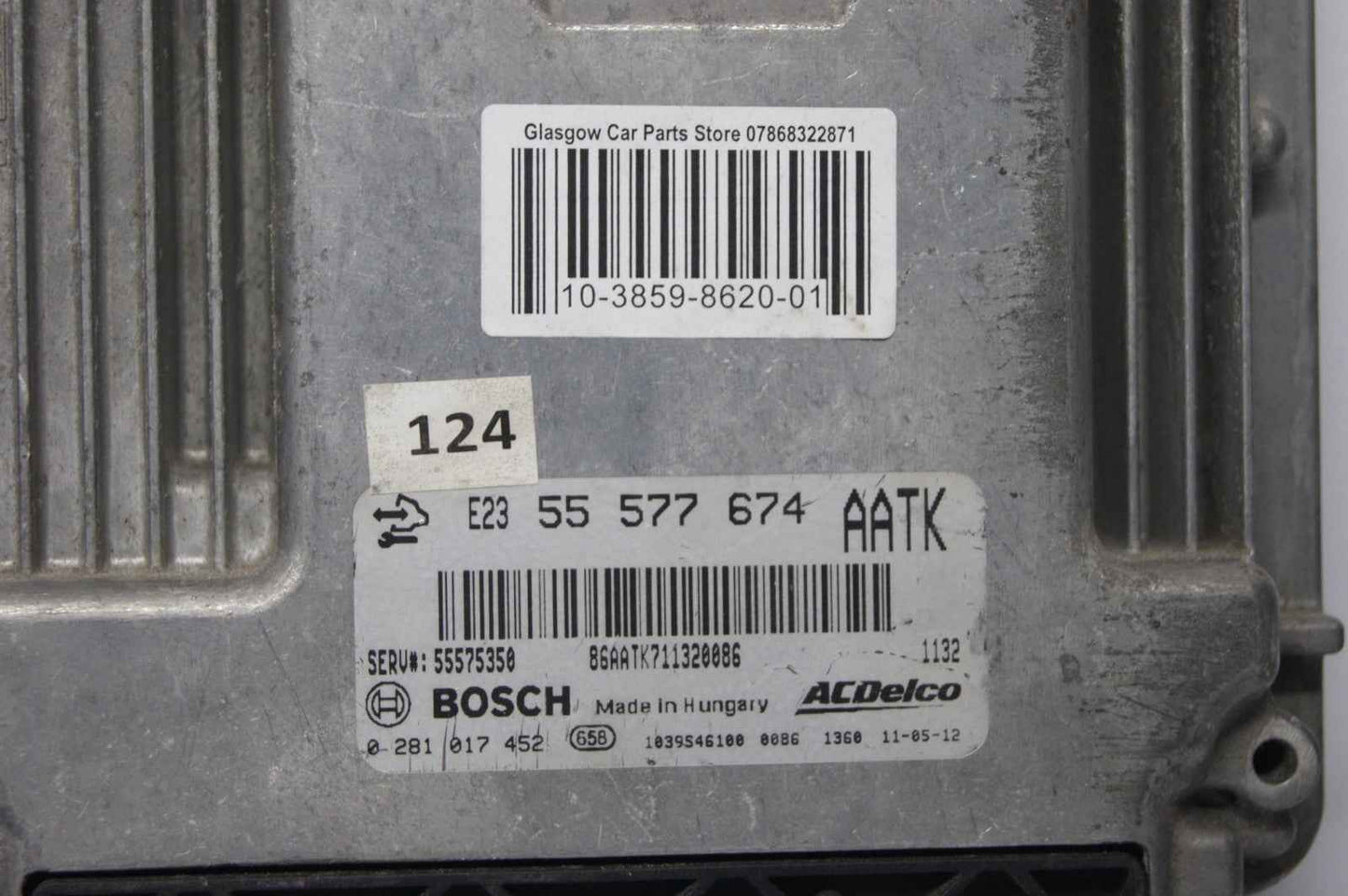 0281017452 55577674 Vauxhall Insignia PLUG & PLAY PROGRAMMING BY POST