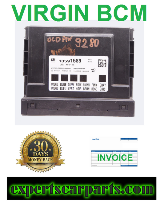VAUXHALL CORSA E 1.4 PETROL BCM BODY CONTROL MODULE 13591589 VIRGIN BCM. - Glasgow Car Parts Store