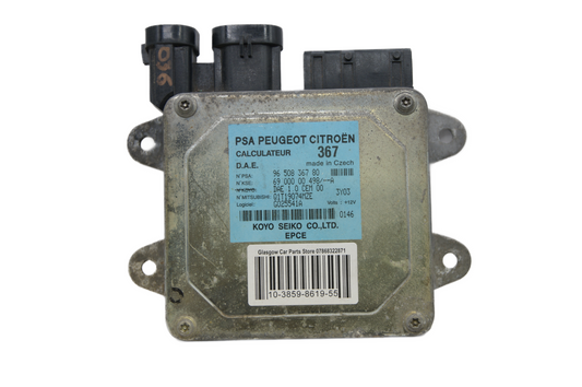 Citroen Peugeot Power Steering Control Module Unit  9650836780 - Glasgow Car Parts Store