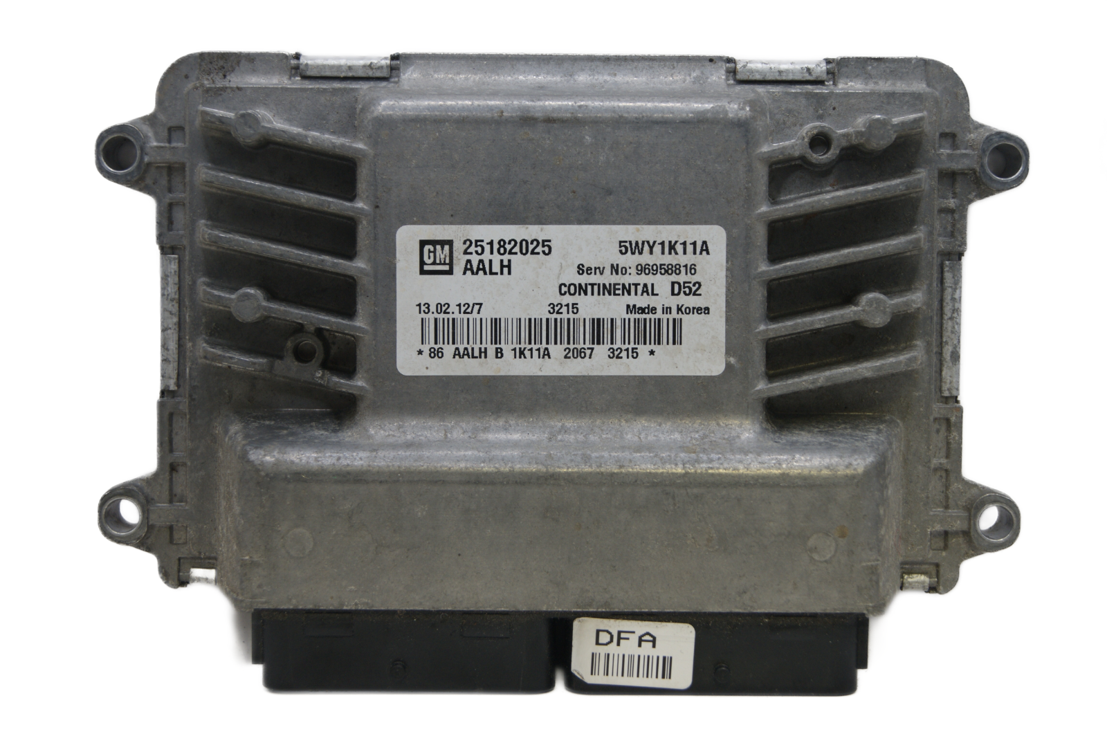 ECU  D52 25182025 CHEVROLET SPARK 1.0 PLUG AND PLAY(CLONING) - Glasgow Car Parts Store