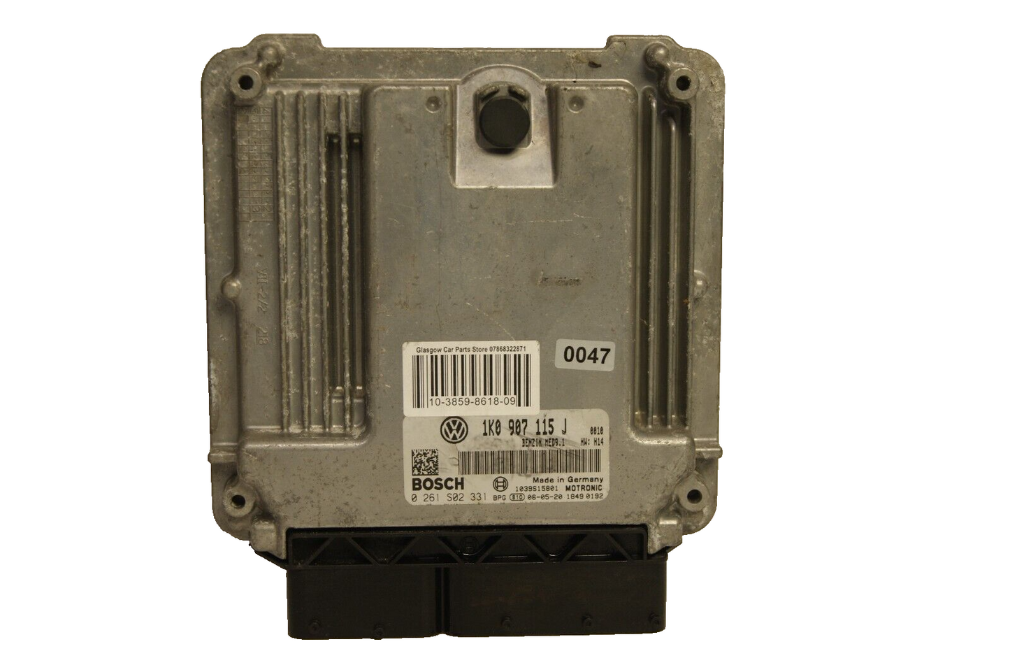 VW  GOLF JETTA 2.0TSI 1K0907115J  0261S02331 PLUG AND PLAY (CLONING). - Glasgow Car Parts Store