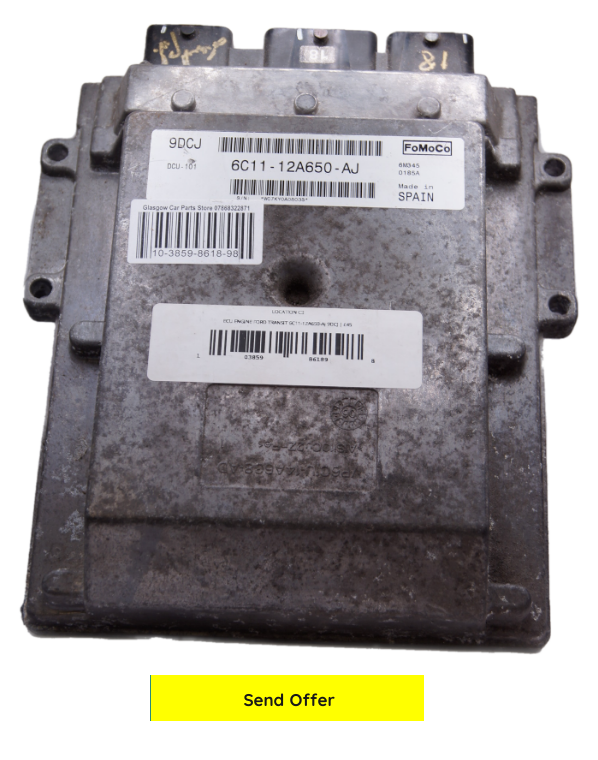ECU ENGINE FORD TRANSIT 6C11-12A650-AJ 9DCJ - Glasgow Car Parts Store