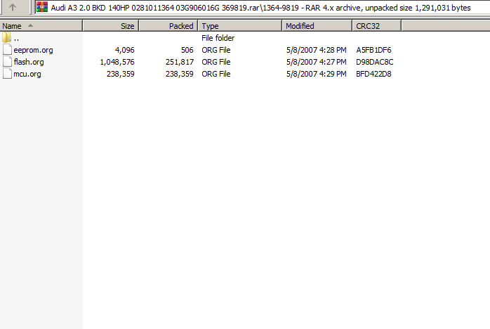FULL BDM FILE DOWNLOAD FOR ECU AUDI A3 0281011364 03G906016G - Glasgow Car Parts Store