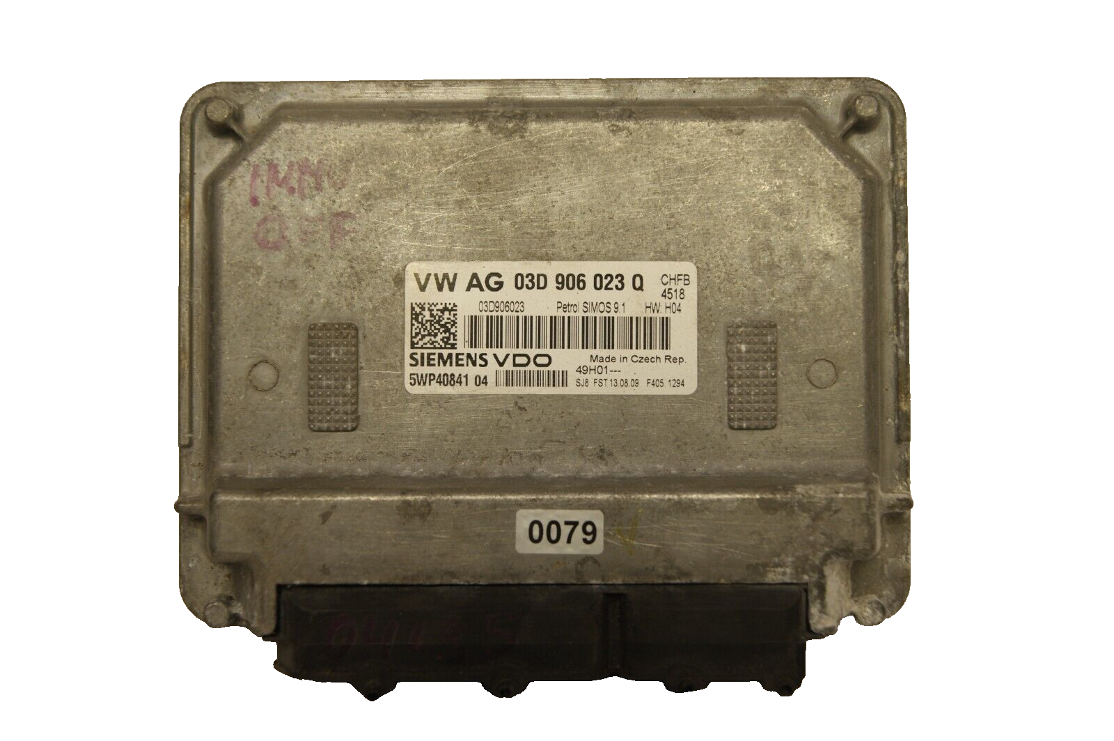 03D906023Q    ECU Audi VW Skoda Seat   IMMO OFF PLUG & PLAY. - Glasgow Car Parts Store