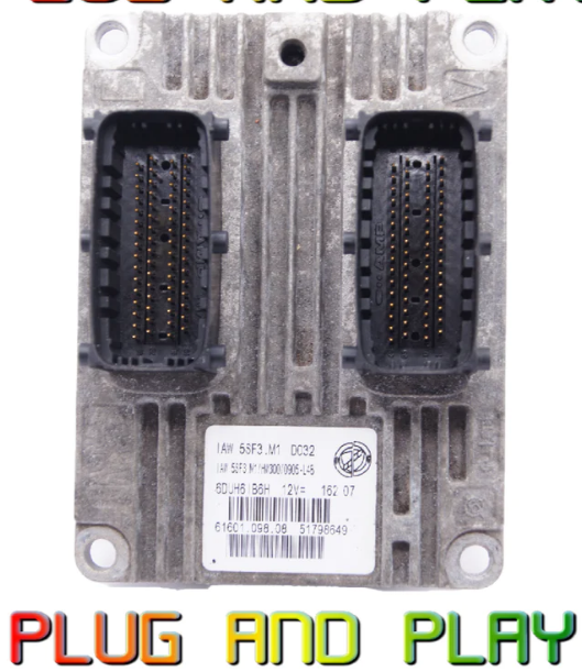 Fiat ECU IAW5SF3.M1 HW300 0905-L48 Plug & Play 51798649. - Glasgow Car Parts Store