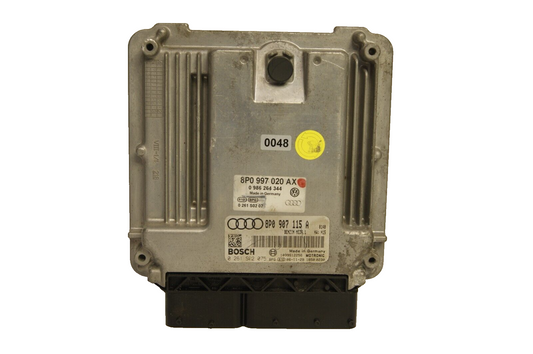 AUDI A3 8P 2.0 TFSI  ENGINE ECU 8P0907115A 0261S0207 PLUG AND PLAY (CLONING). - Glasgow Car Parts Store