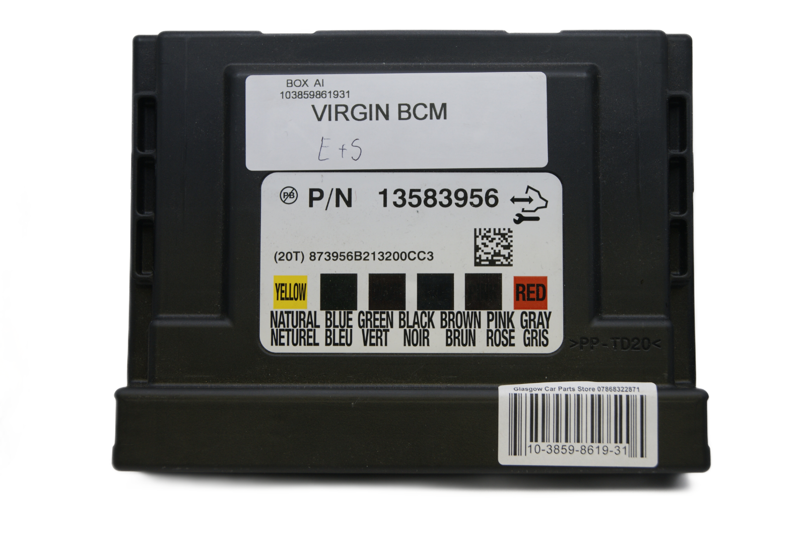 BCM BODY CONTROL UNIT VAUXHALL ASTRA J 13583956 VIRGIN - Glasgow Car Parts Store