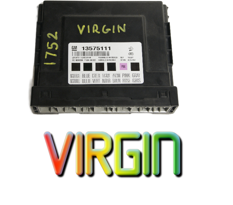 VAUXHALL BODY BCM CONTROL MODULE ECU 13575111 (VIRGIN BCM)