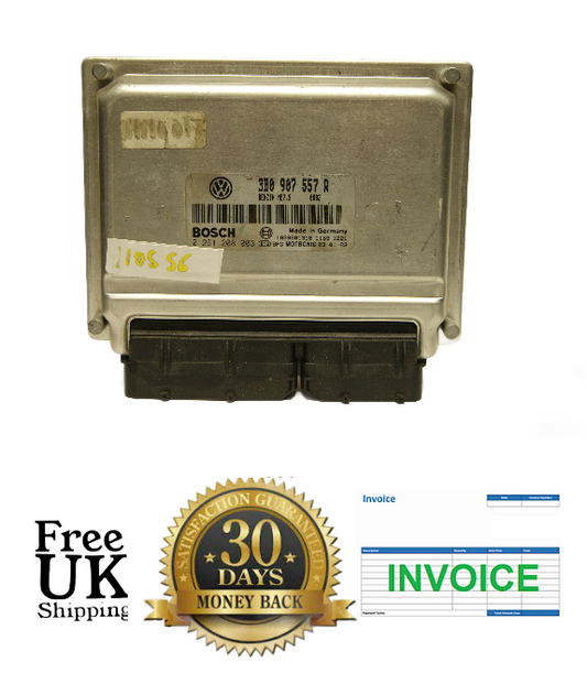 VW PASSAT 2.0  ECU PLUG & PLAY IMMO OFF  3B0907557R 0261208003 - Glasgow Car Parts Store