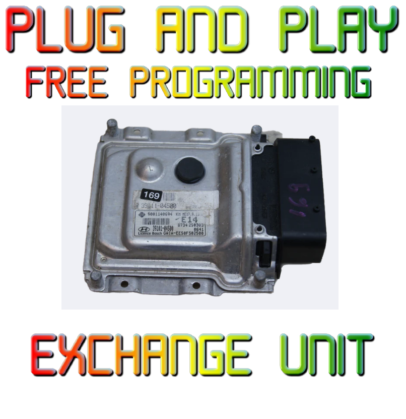 Hyundai  ECU 39101-04500 9001140694KM PLUG & PLAY FREE PROGRAMMING - Glasgow Car Parts Store