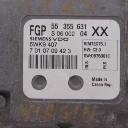 Vauxhall Vectra C 1.8 Z18XER ECU 55355631 XX 5WK9407 RESET