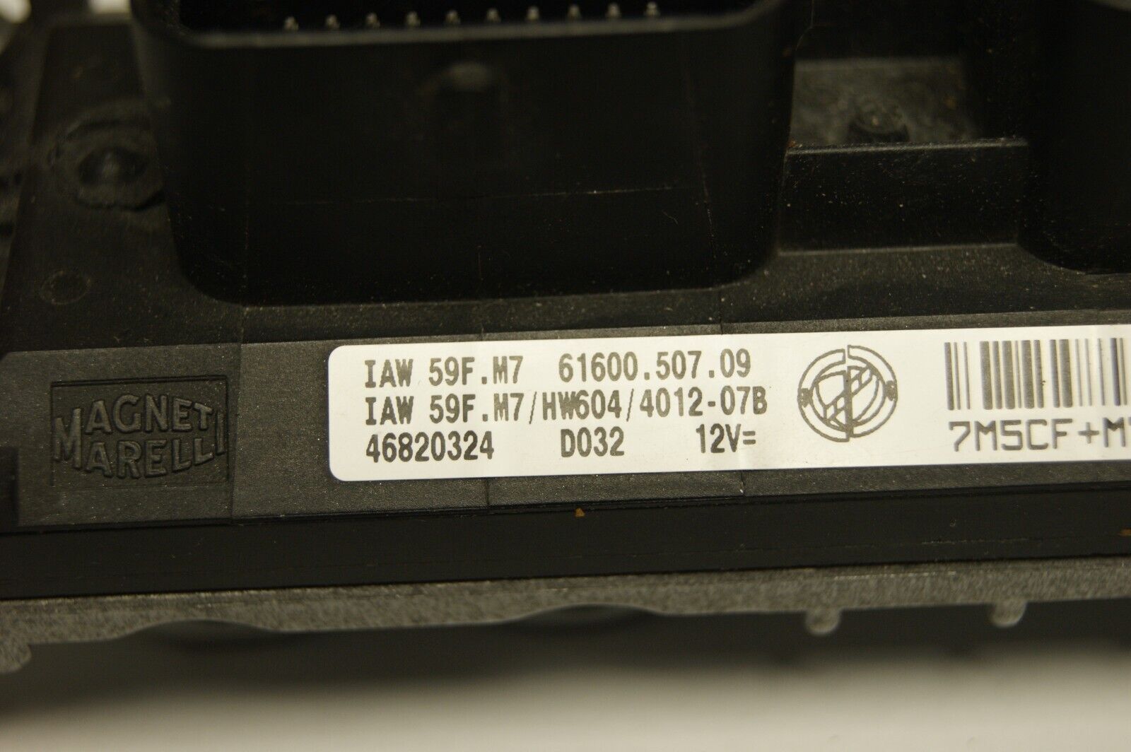 ECU VIRGIN FIAT SEICENTO IAW59F.M7 HW604/4012-07B - Glasgow Car Parts Store
