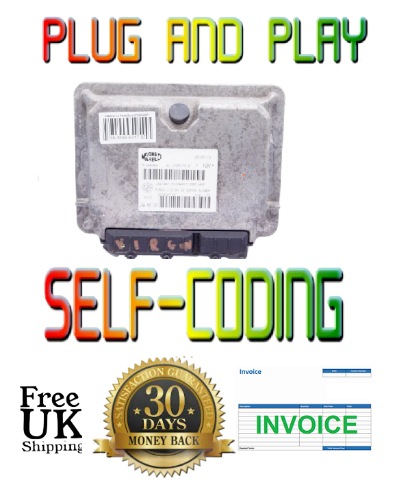 ECU FIAT PANDA 51886069 IAW4AF.S2/HW407/20BC-WHP. PLUG AND PLAY - Glasgow Car Parts Store