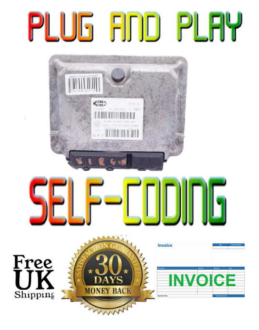 ECU FIAT PANDA 51886069 IAW4AF.S2/HW407/20BC-WHP. PLUG AND PLAY - Glasgow Car Parts Store