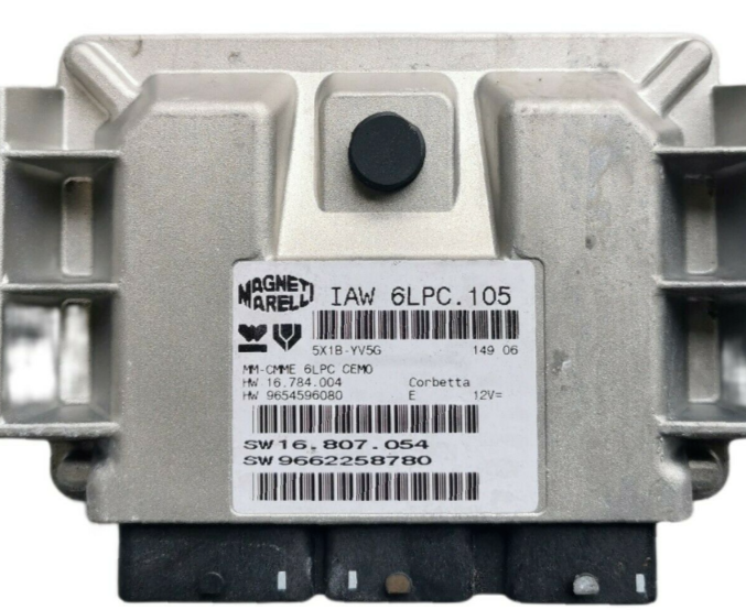 ECU  IAW 6LPC.105 9662258780  PEUGEOT CITROEN  IMMO OFF PLUG & PLAY - Glasgow Car Parts Store
