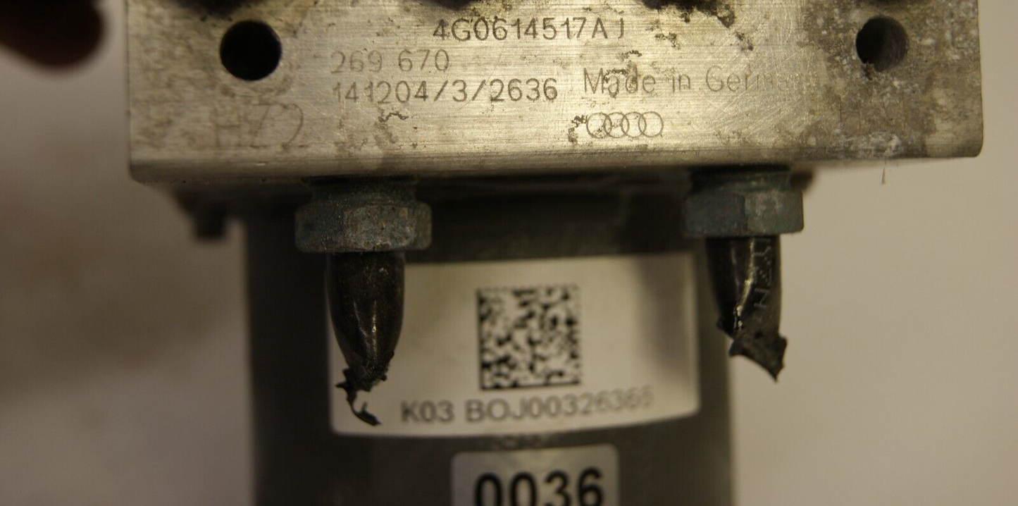 Audi  ABS PUMP 4G0907379Q 0265243292 0265956226 4G0614517AJ .GLASGOW. - Glasgow Car Parts Store
