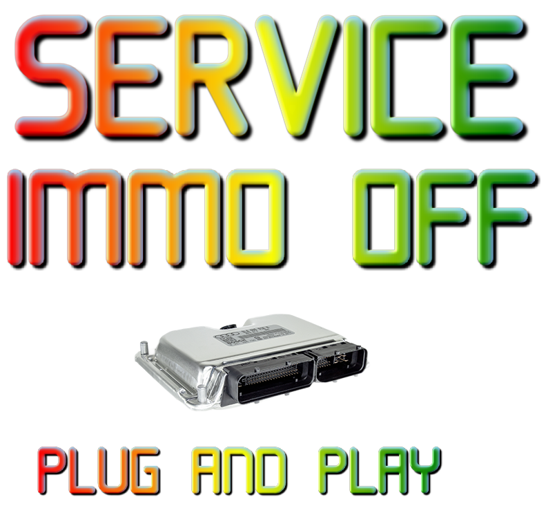 SERVICE IMMO OFF ECU ME7.5 AUDI VW 8L0997018DX 0261206797 PLUG AND PLAY.