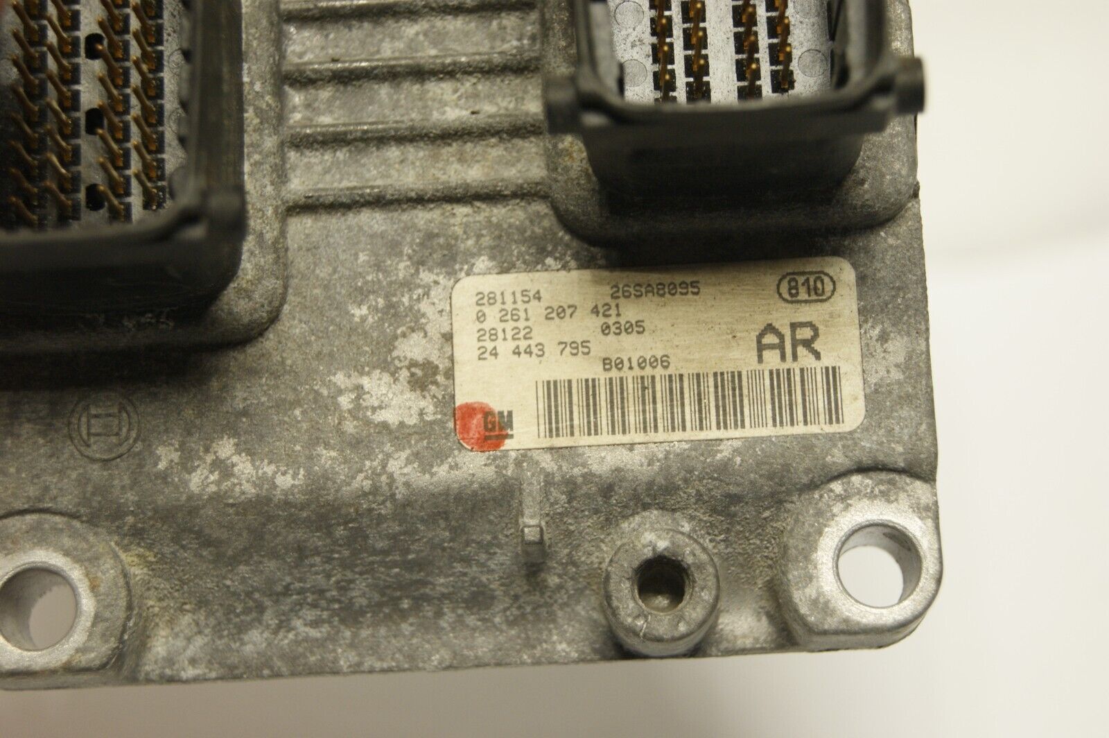 Vauxhall Corsa 1.0 16v Z10XE Engine ECU 0261207421 24443795 AR RESET & PIN - Glasgow Car Parts Store