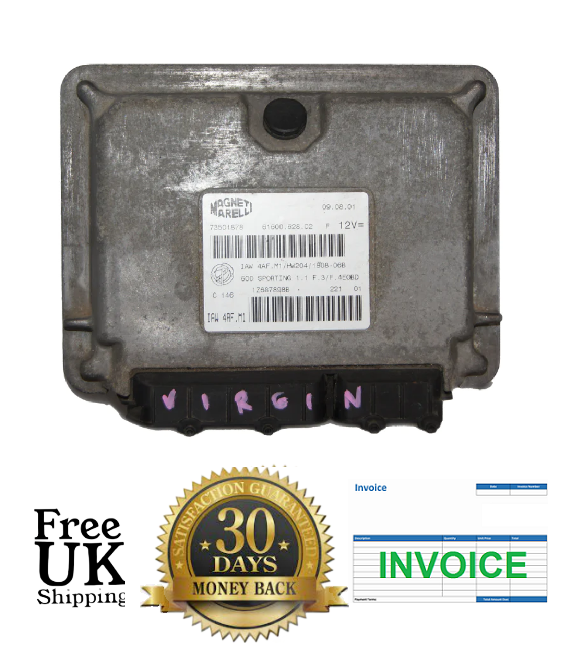 Fiat Seicento Sporting 1.1 ECU 73501878 IAW4.M1 Plug & Play - Glasgow Car Parts Store