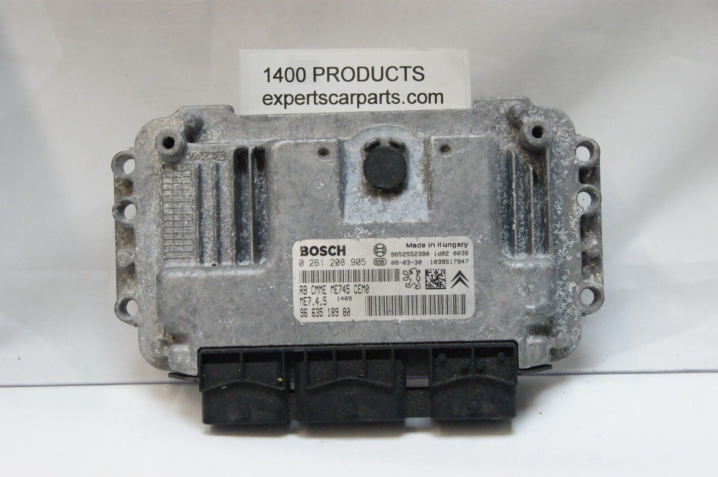 ECU PEUGOT CITROEN 9663518980 0261208905 VIRGIN AND PIN. - Glasgow Car Parts Store