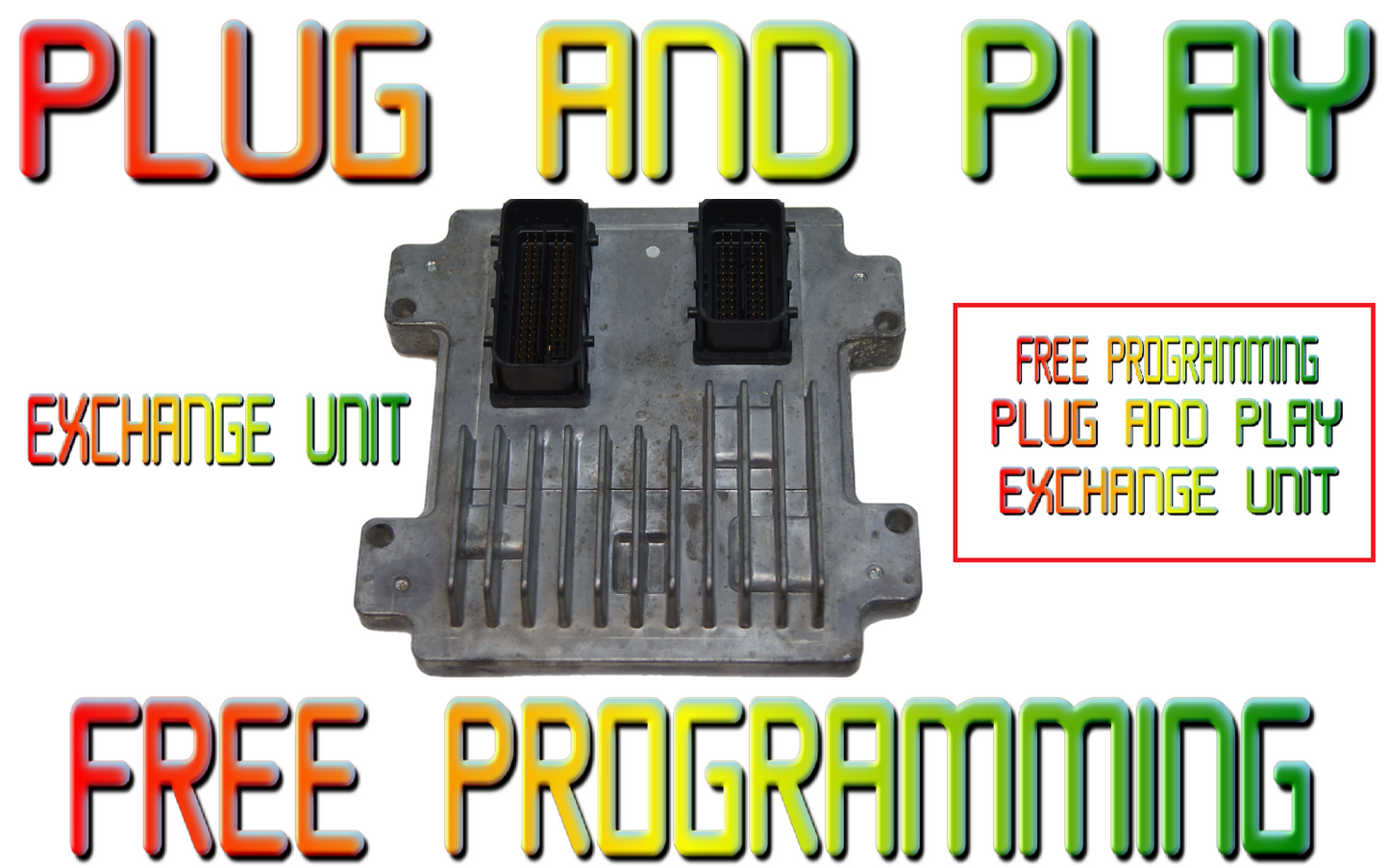 Vauxhall Corsa Engine ECU E83 55577837 AAT0 PLUG AND PLAY - Glasgow Car Parts Store