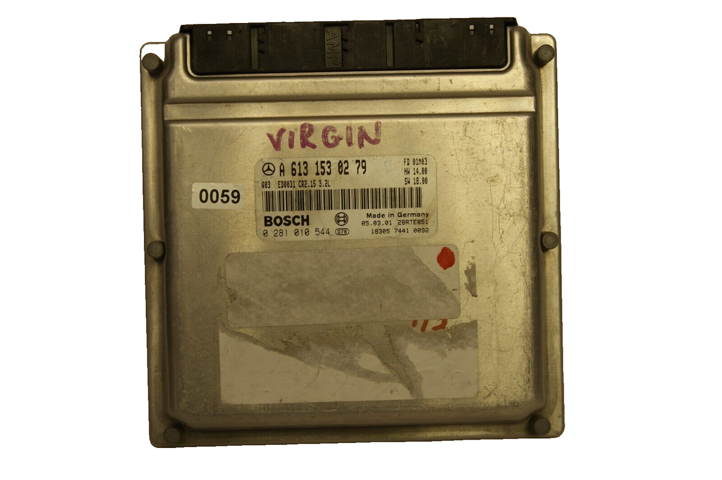 MERCEDES  ECU A6131530279 0281010544 PLUG AND PLAY (CLONING OR VIRGIN ). - Glasgow Car Parts Store