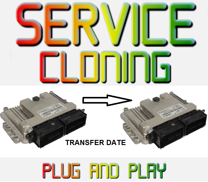 SERVICE CLONING ECU FORD BV6112A650CYA Bosch 0261S08008 PLUG AND PLAY.