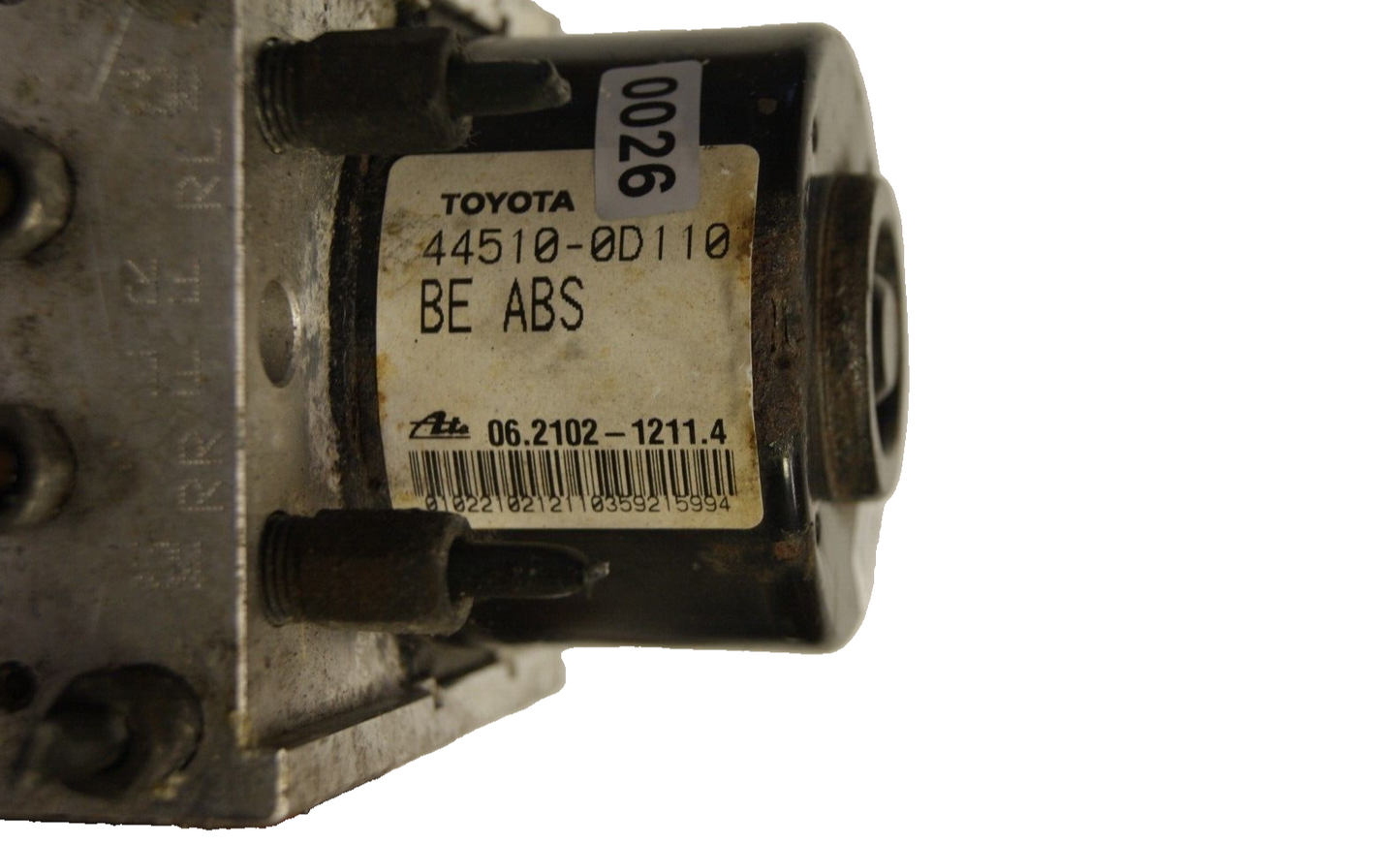 ABS TOYOTA YARIS 44510-0D110  06.2102-1211.4 .GLASGOW - Glasgow Car Parts Store