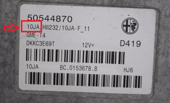 SERVICE CLONING TCU ALFA ROMEO 10JA