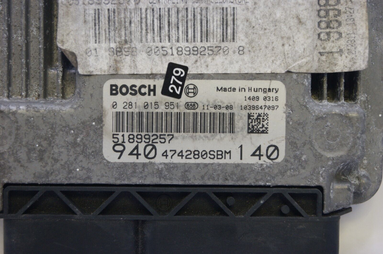 Alfa Romeo  51899257 0281015951 ECU  PLUG AND PLAY(CLONING). - Glasgow Car Parts Store