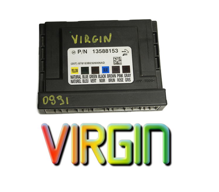 VAUXHALL ASTRA J BODY BCM CONTROL MODULE ECU 13588153 (VIRGIN BCM) - Glasgow Car Parts Store