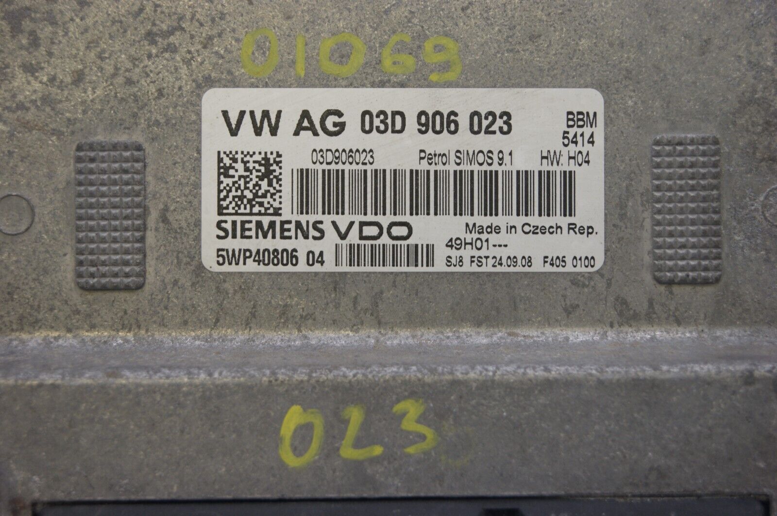ECU 03D906023 SKODA FABIA VW POLO IMMO OFF PLUG & PLAY - Glasgow Car Parts Store